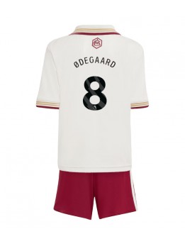 Arsenal Martin Odegaard #8 Dječji Rezervni Dres kompleti 2025-26 Kratak Rukavima (+ kratke hlače)